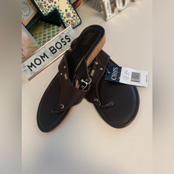 NWT Chaps Flip Flops size 11 - Picture 9 of 16